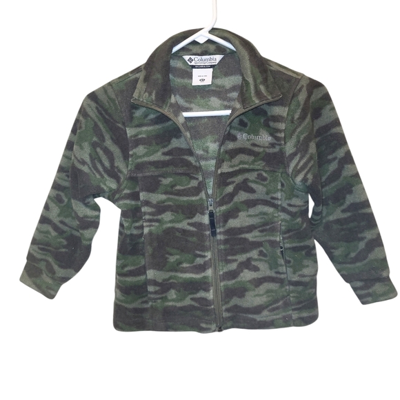 Columbia Camouflage Fleece Jacket - Picture 1 of 3